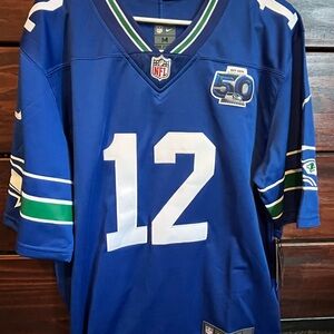 NFL Seahawks 12 Nike Jersey Men’s